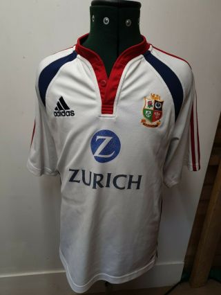 British Lions Classic Vintage Retro Zealand 2005 Tour Rugby Shirt Kit Top L