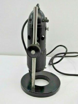 Vintage Nikon Microscope Laboratory Light Source W/Reticle 8490 Optic Japan NR 3