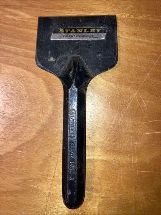 Vintage Stanley Mason’s Chisel No.  1450 - 3 - 1 - 2 " Blade For Stone Brick Masonry