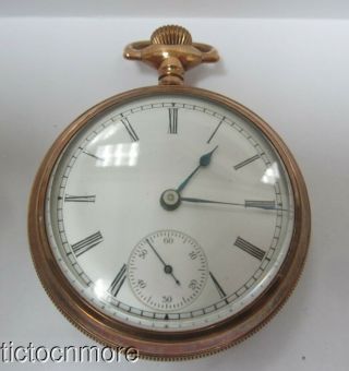Antique Elgin Grade 317 18s Full Plate Pocket Watch Screw Set Moseley Reg 1922