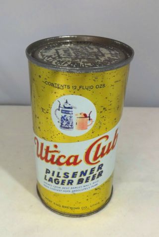 Utica club Vintage Flat Top Beer Can 3