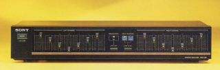 Sony Seq - 120 Graphic Equalizer Vintage Home Audio Stereo Deck Retro Powers On