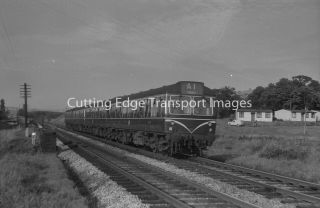 35mm Railway Negative: Dmu For Blackpool Passing 