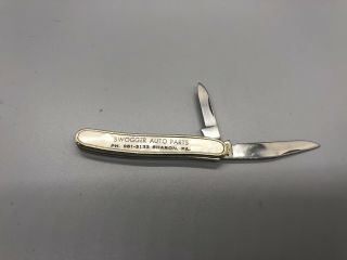 Colonial Pocket Knife Advertising Vintage Cool