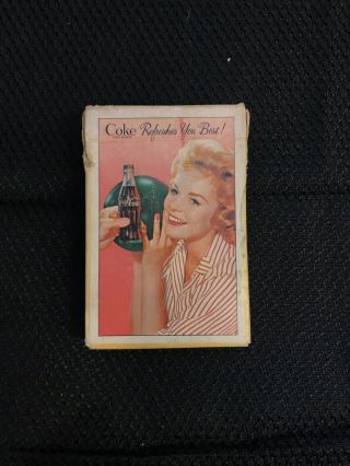 Vintage Coca - Cola In Bottles " Refreshes You Best " Playing Cards