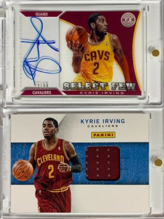 Kyrie Irving 2013 - 14 Panini Totally Certified Select Few Auto Materials /99