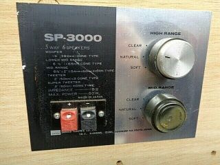 ESTATE VINTAGE SANSUI SP - 3000 SPEAKER CROSSOVERS 3