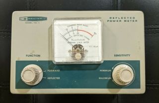 Heathkit Model Hm - 11 Reflected Power Meter Vintage Ham Radio