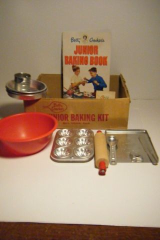 Vtg Toy 1953 Betty Crocker Junior Baking Kit Mail Order Pack Bottom