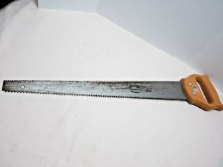 Vintage Double Edge Blade Hand Saw Unbranded