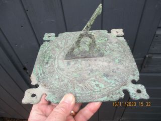 A Victorian Bronze Sundial C1860/80