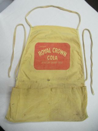 Vintage Drink Royal Crown Cola Best By Taste - Test Apron