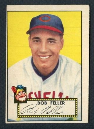 1952 Topps 88 Bob Feller Indians Vg - Ex 359969 (kycards)