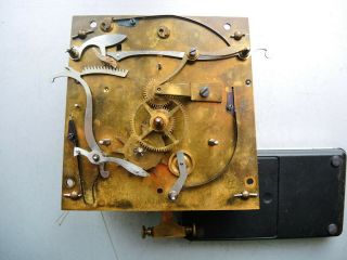 Antique Gustav Becker 2 Weight Vienna Regulator Clock Movement PARTS RESTORE GB 3