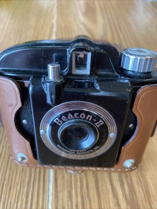 Vintage Beacon Ii Camera With Leather Case Whitehouse Products Inc.