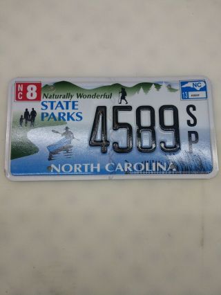 North Carolina Specialty License Plate - Naturally Wonderful State Parks