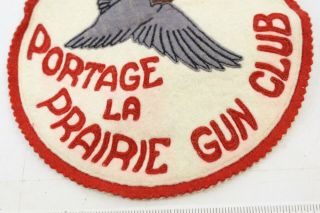 Vintage Portage La Prairie Gun Club Sew On Jacket Patch Hunting Duck - M84 3