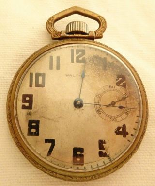 Antique Waltham Pocket Watch 16s 15j 1903 Runs Model 1899 Serviced
