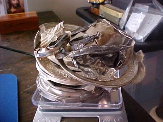 4 Troy Ozs STERLING SILVER SCRAP For Casting,  Melting VERY Includes S&H 2