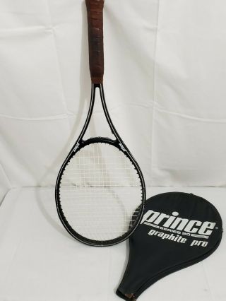Vintage 1986 Prince Graphite Pro Series 90 Tennis Racquet W/ Case