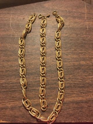 Vintage Sarah Coventry Gold Toned Necklace And Bracelet