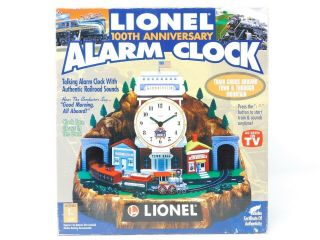 Lionel 100th Anniversary Animated Alarm Clock Collectable