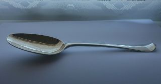 1746 George Ii - 20cm Solid Silver Spoon By Ebenezer Coker,  London