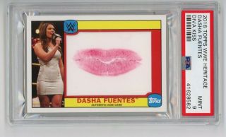 Dasha Fuentes 2016 Wwe Heritage Kiss Card 80/99