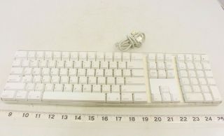 Apple White Wired Keyboard A1048 For Imac Apple Vintage