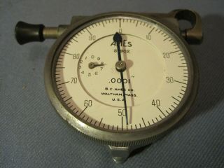 Vintage B.  C.  Ames Co Micrometer.  0001 Waltham Mass.  U.  S.  A.
