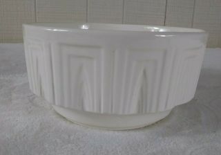 Vintage Haeger 157 Planter Bowl Pot Off White Mid Century Modern Made In Usa