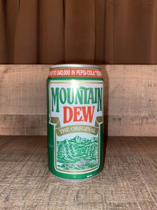 Mountain Dew Can Vintage 1990 Soda Advertisement 3