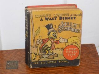 Vintage Mickey Mouse Presents A Walt Disney Silly Symphony Big Little Book 1934