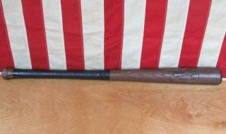 Vintage 1930s A.  H.  Leathers Wood Commodore Baseball Bat 29 
