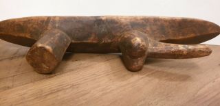 Antique African Headrest & seat made from wood Gurage Ethiopia East Africa 3