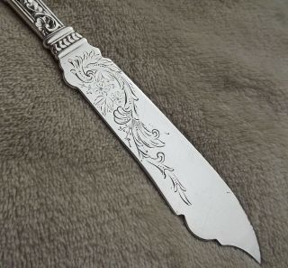 Marie Antoinette By Gorham 8 1/4 " All Sterling Individual Fish Knife Mono