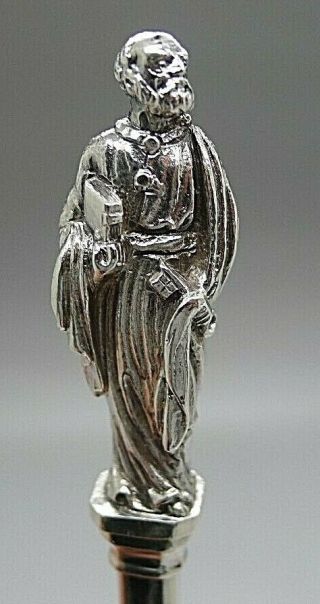 Goldsmiths & Silversmiths Co.  UK Sterling Silver Big Apostle Spoon FINEST Peter 2