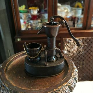 Vintage Miniature Pencil Sharpener Water Well And Bucket