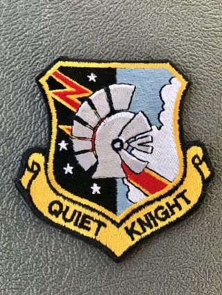 Vintage U.  S.  Air Force Quiet Knight Bdu Patch Insignia Usaf Wright Patterson Oh