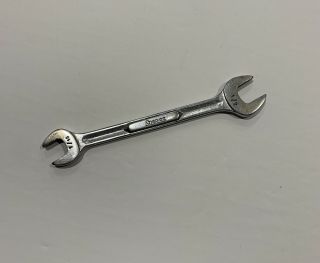Vintage Snap - On 7/16 " X 1/2 " Double Open End Wrench Vs1416 Usa