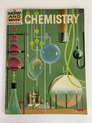 Vintage 1971 The How And Why Wonder Book Of Chemistry By Martin L.  Keen Softbook