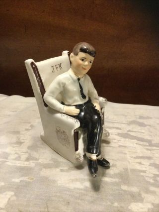 Vintage 1962 Arrow - Japan Ceramic John F Kennedy In Rocking Chair - Salt & Pepper