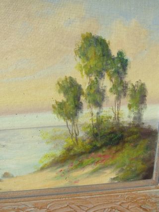 ANTIQUE EARLY CALIFORNIA LANDSCAPE OIL PAINTING SIGNED IMPRESSIONIST 3