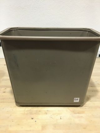 Vintage 1960’s Lawson Office Metal Industrial Factory Trash Waste Can