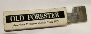 Vintage Box Cutter Razor Knife Old Forester Bourbon Whiskey
