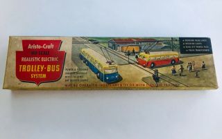 Aristo - Craft Ho Scale Realistic Electric Trolley Bus System - And.