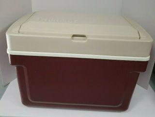 Vintage Thermos Koolaroo Cooler Model 7934 Pocket Lid 39 Qt Include Box