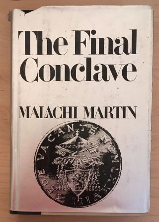 Vintage Hardback The Final Conclave By Malachi Martin 1978 Stein And Day Book