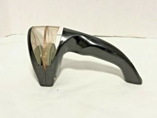 Vintage Cutco Handheld Knife Sharpener Brown,  USA Pro Honing Stone 2