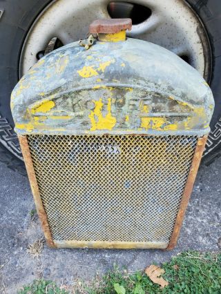 Vintage Antique Kohler Generator Radiator